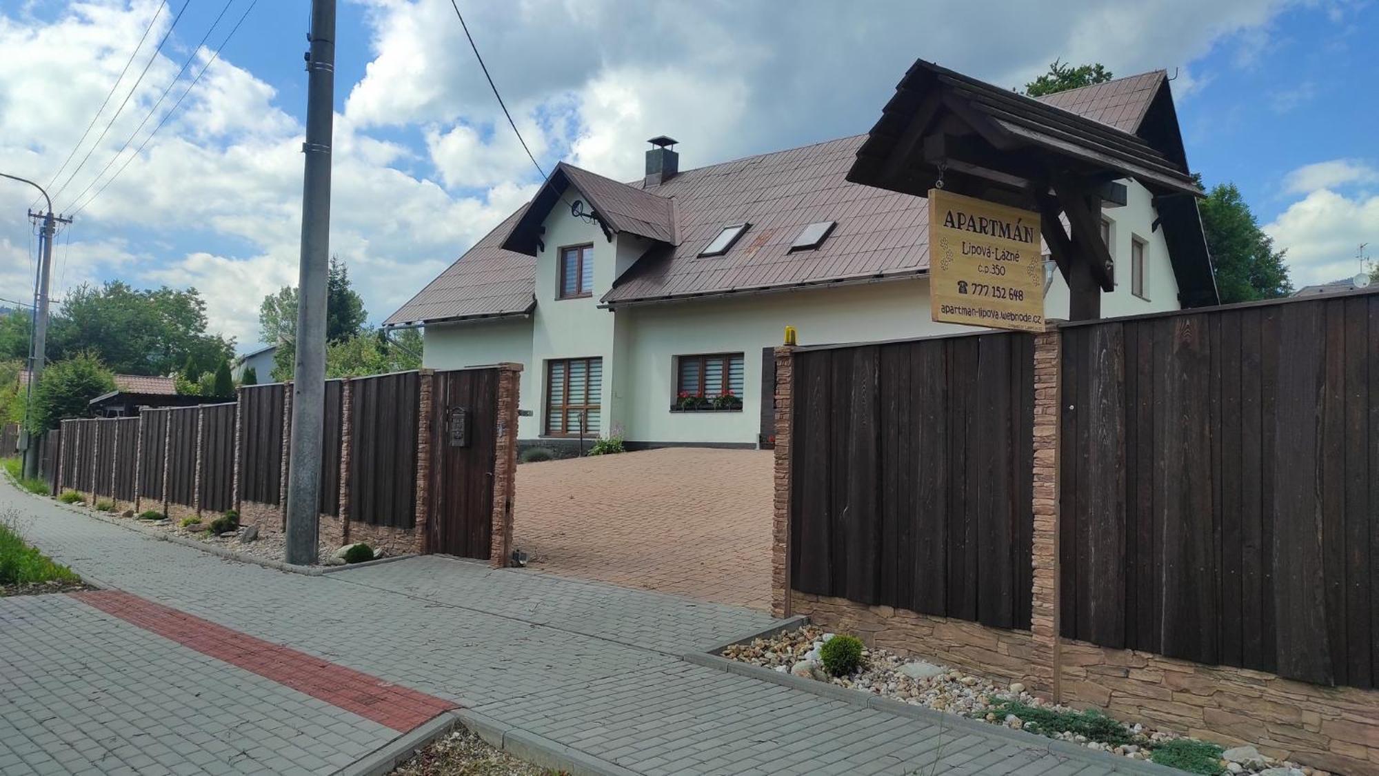 Apartmán Lipová-lázně Exterior foto